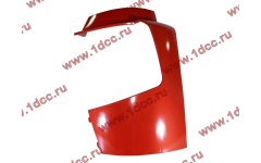 Бампер A7 красный боковая часть левая фото Новокузнецк