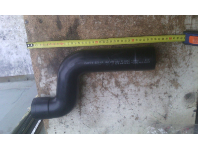 Патрубок радиатора резинотканевый верхний d-55 H HOWO (ХОВО) WG9719530116 фото 1 Новокузнецк