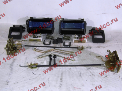 Ремкомплект замков на две двери (ручки внут. и нар., тросик, тяги, ключи) H HOWO (ХОВО) WG1642341001 фото 1 Новокузнецк