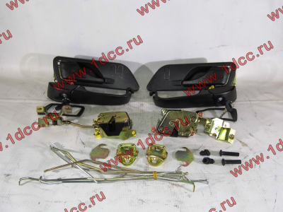 Ремкомплект замков на две двери (ручки внутренние, замки, ключи, тяги) F FAW (ФАВ)  для самосвала фото 1 Новокузнецк